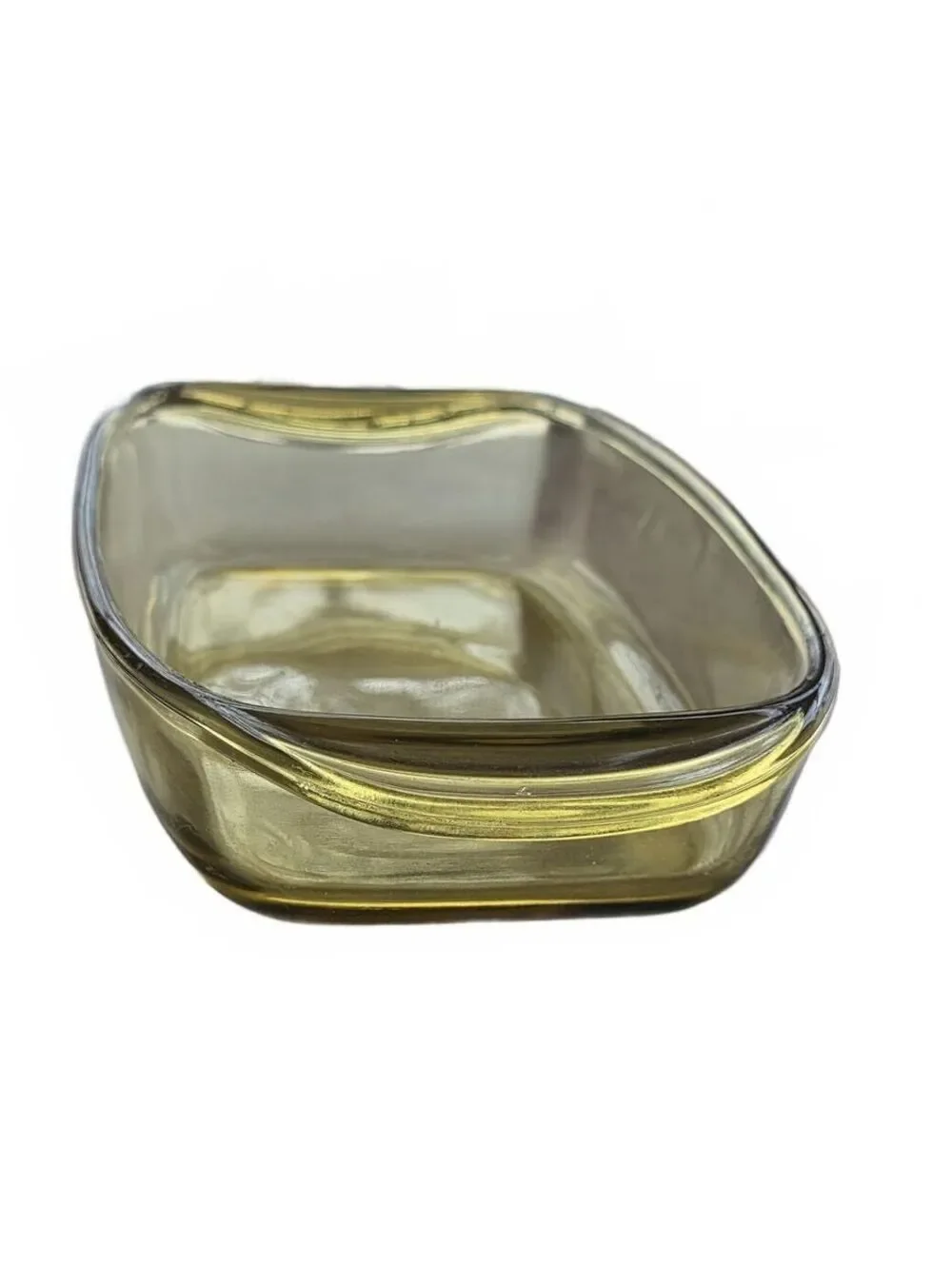 Vintage Dynaware Pyr-O-Rey Amber Glass Baking Dish Mexico 20